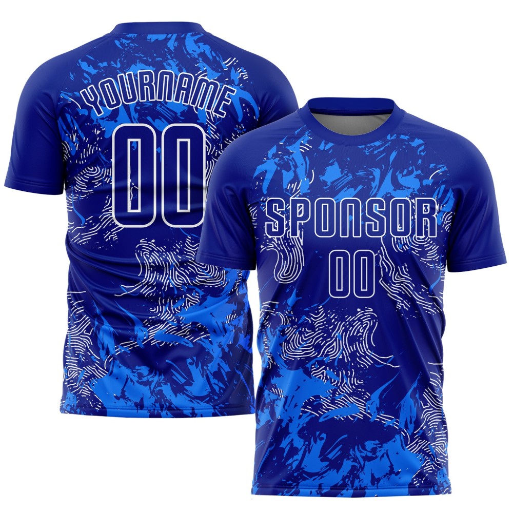 Maglia calcio Royal bianco sublimata uniforme